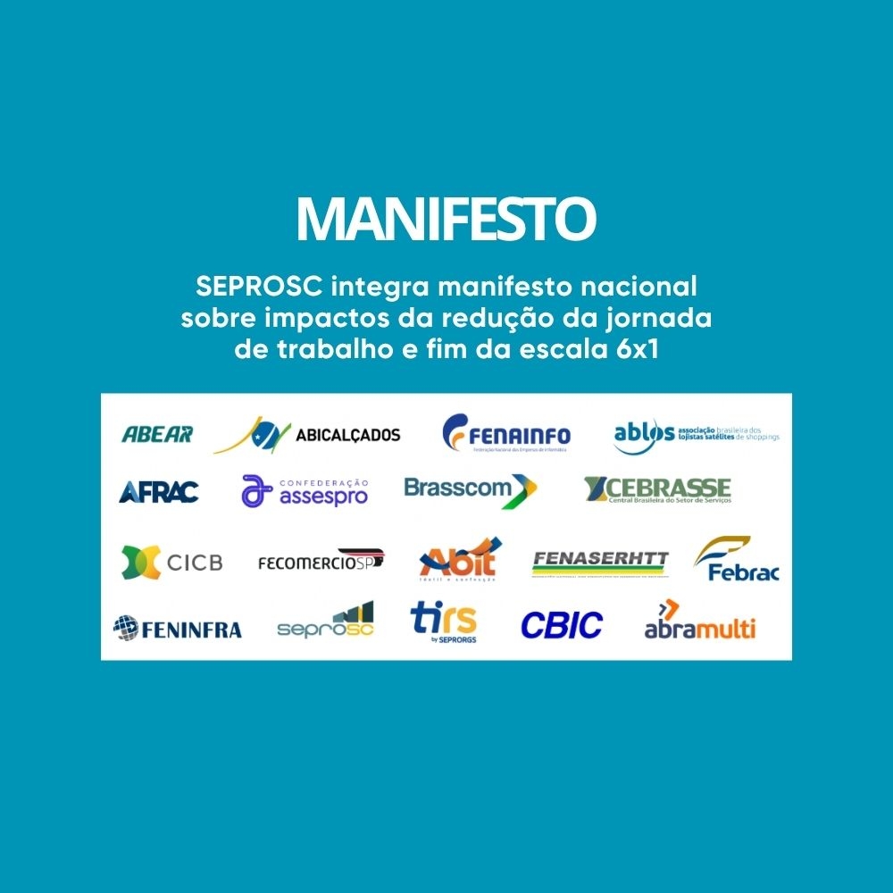 SEPROSC integra manifesto nacional sobre impactos da redução da jornada de trabalho e fim da escala 6x1